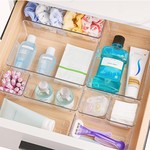 TopikaHome 28Pcs Clear Plastic Drawer Organizer Set, Organizers and Storage