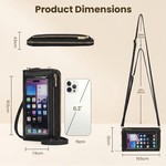 Topika Phone Crossbody Bag with Touch Screen Wallet Cellphone Pouches