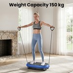 Topika Vibration Plate Vibrating Gym Machine With Bluetooth Speaker&2 Bands