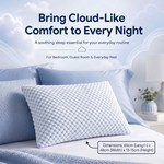 Topika - Shredded Memory Foam Pillow for Side Back And Stomach Sleepers