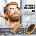 Topika 11 Piece Beard Care Kit for Men ,Beard Grooming Gift Set for Men