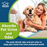 Topika Pet Training Pads for Puppies, Leak-Proof Quick-Dry Pads, 60x60cm