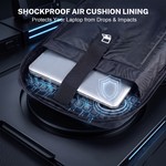 Topika Hard Shell Laptop Backpack With Anti-Theft Lock & USB Charging