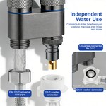 Topika 1/2" Double Switch Stainless Steel Angle Valve For All Scene
