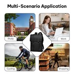 Topika 16 Inch Water-Resistant Laptop Backpack for Work Travel College