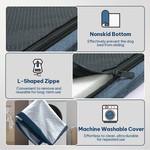 Topika Dog Bed Orthopedic Waterproof Bed for Dogs Washable Cover