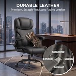 Topika Elite 300 - Executive Leather Office Chair&Ergonomic Lumbar Support