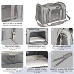 TopikaPet - Soft-Sided Pet Carrier Bag for Travel & Home Use, Cat Carrier