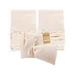 Topika - Tea Baggs Empty,60 Piece Tea Filter Strainer Bags &Drawstring Bags