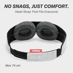 Topika - Eye Masks for Sleeping,Sleep Mask for Travel Shift Work Meditation
