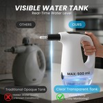 Topika - Steam Vacuum Cleaner, 1200W Hand Held Steam Cleaner, High Pressure