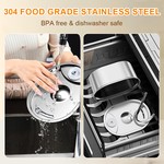 TopikaPet-Stainless Steel Cats Water Dispenser Automatic Pet Water Fountain