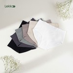 Lekkon Women Underwear High-Waist Brief Lady Panties Seamless 3/6 Pack