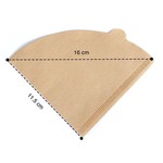Topika V60 Pour Over Coffee Paper Filters 100Pcs Cone Coffee Filter Papers