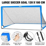 Topika Fold-Up Portable Kids Soccer Goal Set Soccer Nets for Training ,1.8m