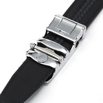 Leather Belt Men's Black Suits Ratchet Belt Metal Buckle Belt with Box