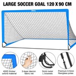 Topika Soccer Goal Set: Portable Fold-Up Training Goals (1.2 x 0.9 m)