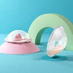 TopikaKids - 2 x Wearable Silicone Breast Milk Collector Cups, Leak-Proof