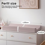 Topika Waterproof Baby Diaper Mat with Soft PU Faux Leather, Changing Pad