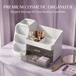 Topika - Makeup Storage Organizer, Cosmetic Holder With Drawer Storage