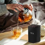 Topika - Bread Box Set With Butter Dish, Tea Canister & Free Butter Scraper