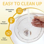 Topika Air Fryer Stainless Steel Rack Set 3 Pack, Grill Accessories, 20.3cm