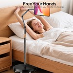 Topika Tablet Floor Stand Adjustable With Wheels For Tablets And Phones