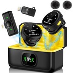Topika Mini Mic Wireless Microphone for iOS & Android Noise Cancelling