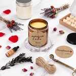 Topika - 130pcs Candle Wicks Kit with 100 Cotton & 30 Wood Wicks