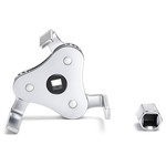 Topika Universal Adjustable Oil Filter Wrench Tool 6.3-11.4cm, 3-Jaw Design