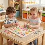 Topika Matching Puzzles For Toddlers 6 Pieces Educational Wooden Puzzles