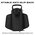 Topika Waterproof Motorcycle Tank Bag with Phone Pocket, Rain Cover, Strap