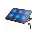Topika - Gaming Laptop Cooling Stand with 6 Fans, Dual USB, Metal Support