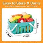 Topika Play Kitchen Accessories Toy Kitchen Sets for Kids, 108pcs
