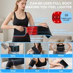 Topika Red Light Therapy Belt with Infrared Heat, 5 Levels, 105 Light Chips