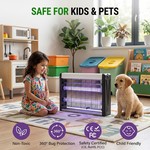 Topika - Mosquito Lamps 20W Electric Bug Zapper Fly Catcher Light