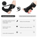 Topika - Plantar Fasciitis Night Splint Sock with Massage Ball and Foot Pad