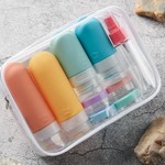 Topika Silicone Travel Bottle Set 17pcs Leakproof Travel Toiletry Container