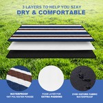 Topika Premium Waterproof Picnic Blanket for Families & Outdoor Adventures