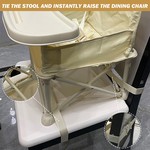 Topika Big Foldable Baby Booster Seat, Portable Chair with Storage Bag