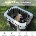 Topika Foldable Dog/Cat Tent Playpen Portable Pet Indoor/Outdoor Cage