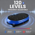 Topika Vibration Plate Vibrating Gym Machine With Bluetooth Speaker&2 Bands