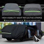 TopikaAuto 6-Layer Car Covers UV Rain Resistant Protection Waterproof SUV