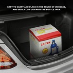 TopikaAuto-20T Car Jack Hydraulic, Heavy-Duty Bottle & Trolley Jack for Car