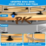 TopikaTrampoline for Kids with Enclosure, Gymnastics Bar & Toy, 140cm