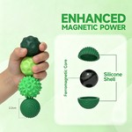 Topika 8 Silicone Magnetic Fidget Balls, Sensory Stress Relief Stim Toys