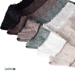 Lekkon 3/6 Pack Lace Brazilian Women Panties, Silky Microfiber Underwear