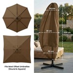 Topika - Patio Umbrella Cover Large Umbrella Cover For Cantilever Umbrellas