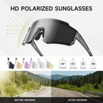 Topika Cycling Glasses Polarised Sports Sunglasses, 3 Pcs Cycle Sunglasses