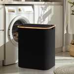 TopikaHome-Laundry Hamper with Lid,140L Collapsible Laundry Basket for Home